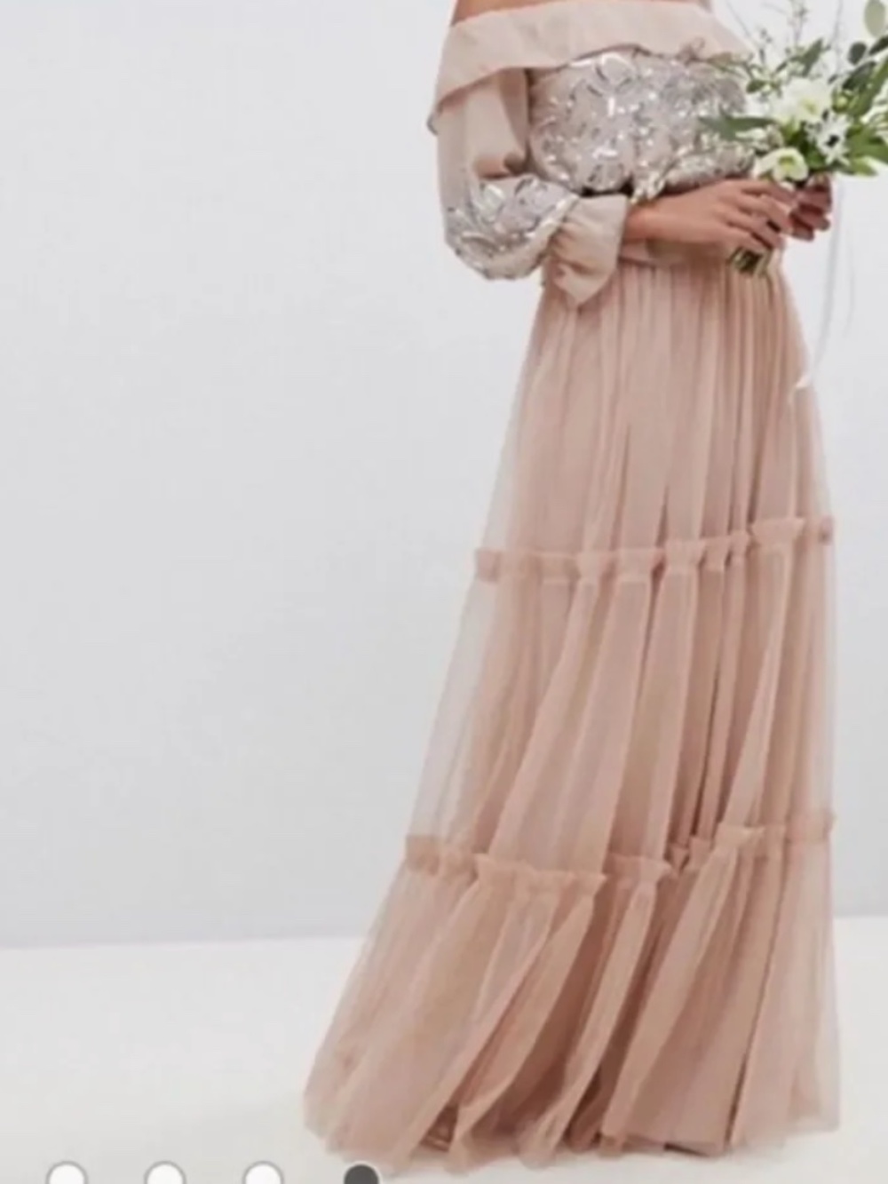 Maya Bluch Colored Flowing Tulle Skirt (8)